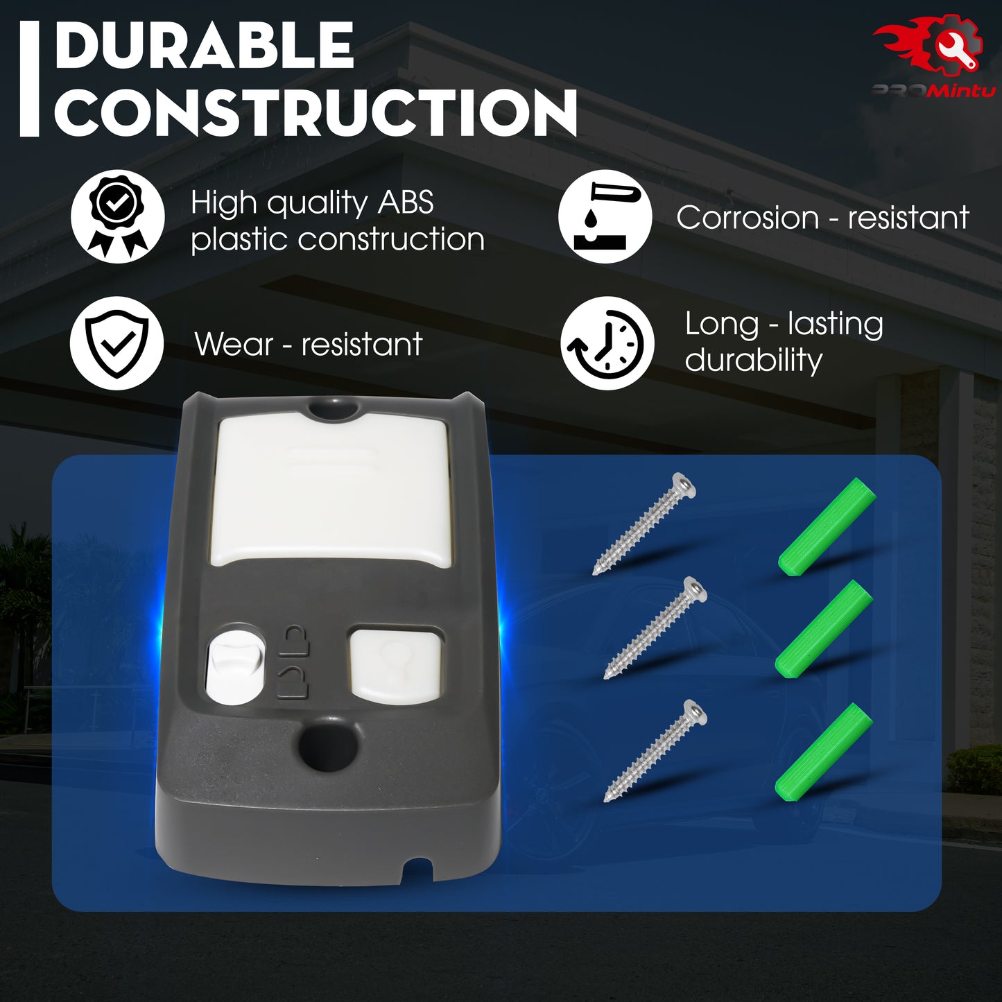 2 x Upgraded for Genie Garage Door Opener Wall Mount Series II Garage Door Openers, for Genie Wall Mount Garage Door Opener 39165R GBWCSL2-BX, Fit for Genie Garage Door Wall Control 37351R