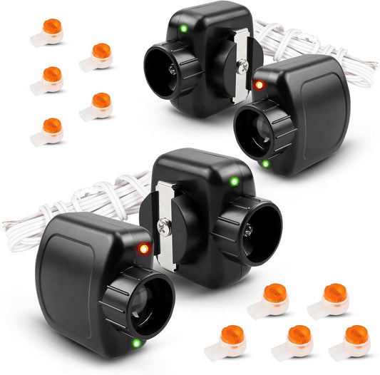 Upgraded 2 Pack for Linear Garage Door Sensor Replacement, for Linear Garage Door Sensors HAE00002 LSO50 LDO33 LDO50, Compatible with Linear Door Window Sensor, Garage Door Safety Sensor