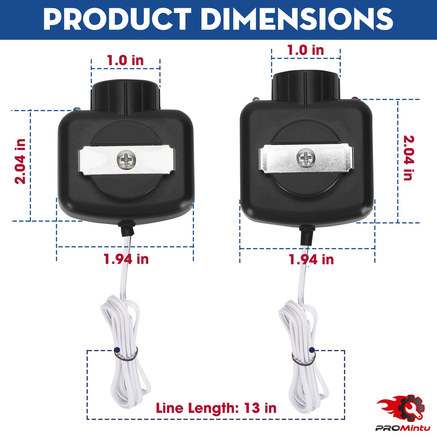 Upgraded 2 Pack for Linear Garage Door Sensor Replacement, for Linear Garage Door Sensors HAE00002 LSO50 LDO33 LDO50, Compatible with Linear Door Window Sensor, Garage Door Safety Sensor